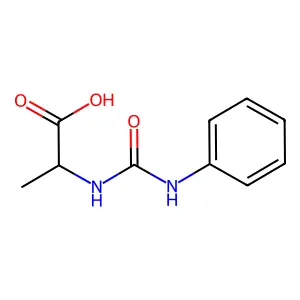 (2R)-2-(phenylcarbamoylamino)propanoic acid structure