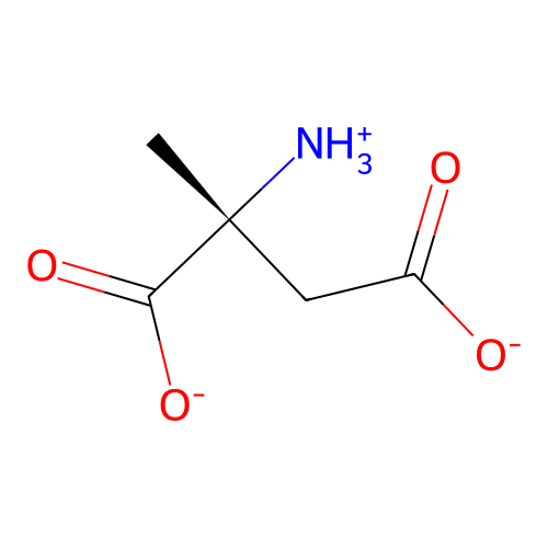 (2R)-2-azaniumyl-2-methylbutanedioate structure