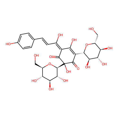 Hydroxysafflor Yellow A structure