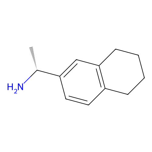 (1R)-1-(5,6,7,8-tetrahydronaphthalen-2-yl)ethan-1-amine structure