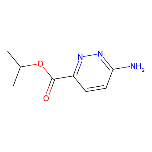 Propan-2-yl 6-aminopyridazine-3-carboxylate structure