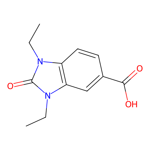 1,3-Diethyl-2-oxo-2,3-dihydro-1H-benzoimidazole-5-carboxylic acid structure