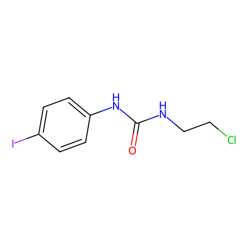 1-(2-chloroethyl)-3-(4-iodophenyl)urea structure