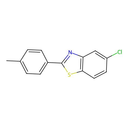 5-Chloro-2-(4-methylphenyl)-1,3-benzothiazole structure