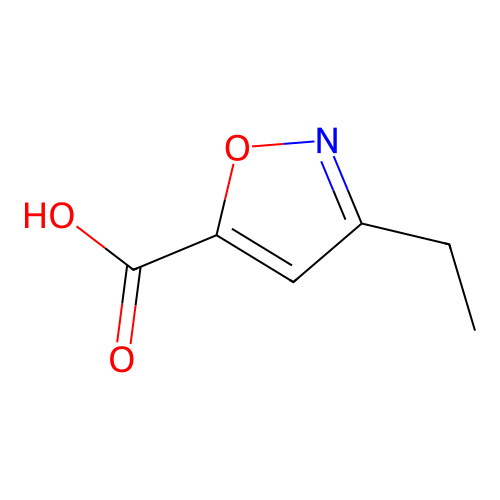 3-Ethyl-1,2-oxazole-5-carboxylic acid structure