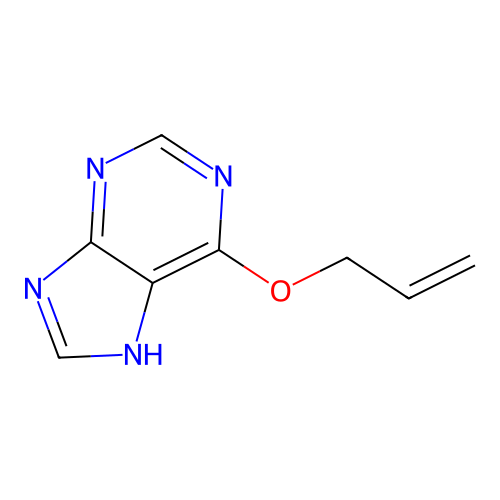 6-Allyloxypurine structure