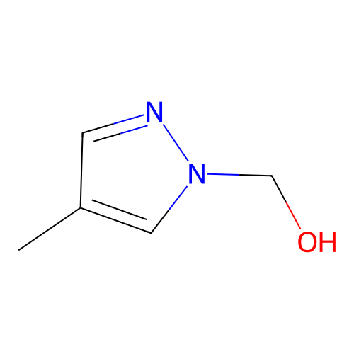 (4-methyl-1H-pyrazol-1-yl)methanol structure
