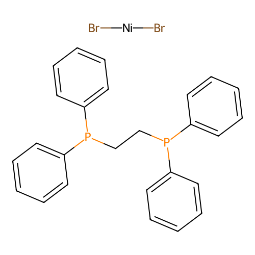1,2-Bis(diphenylphosphino)ethane-nickel dibromide structure