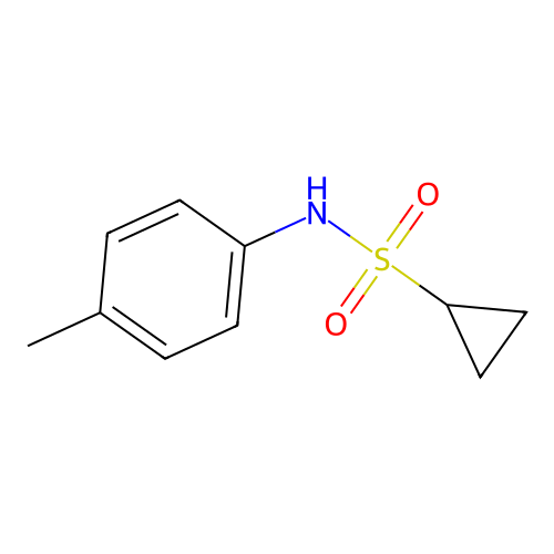 N-(p-tolyl)cyclopropanesulfonamide structure