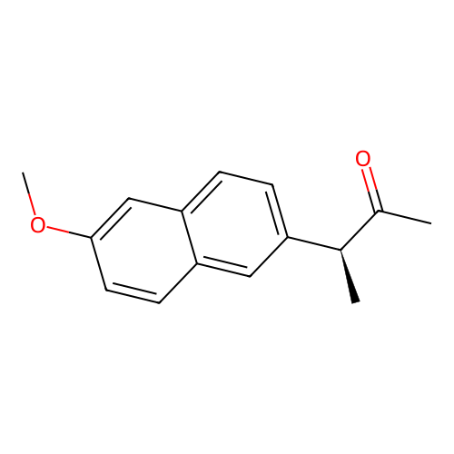 (3S)-3-(6-methoxynaphthalen-2-yl)butan-2-one structure