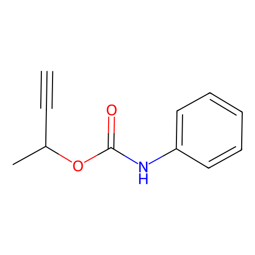 but-3-yn-2-yl N-phenylcarbamate structure