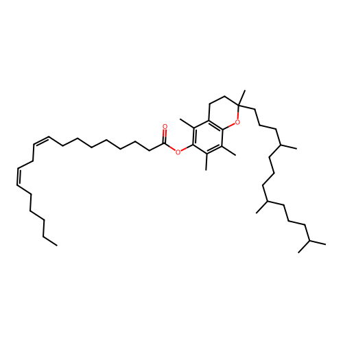 Vitamin E linoleate structure
