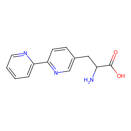 3-([2,2'-Bipyridin]-5-yl)-2-aminopropanoic acid structure