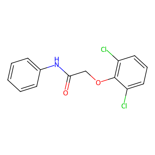 2-(2,6-dichlorophenoxy)-N-phenylacetamide structure