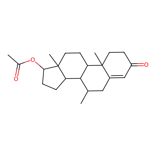 7-Methyl-3-oxoandrost-4-en-17-yl acetate structure