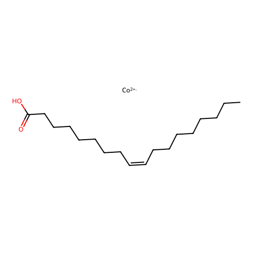 9-Octadecenoic acid (9Z)-, cobalt salt (1:?) structure