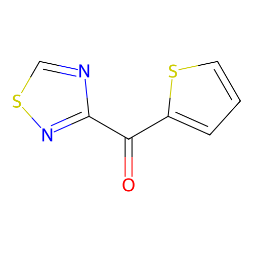 1,2,4-Thiadiazol-3-yl(thiophen-2-yl)methanone structure