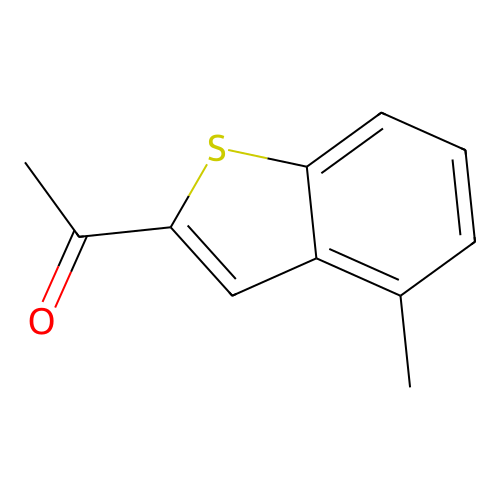 2-Acetyl-4-methylbenzo(b)thiophene structure