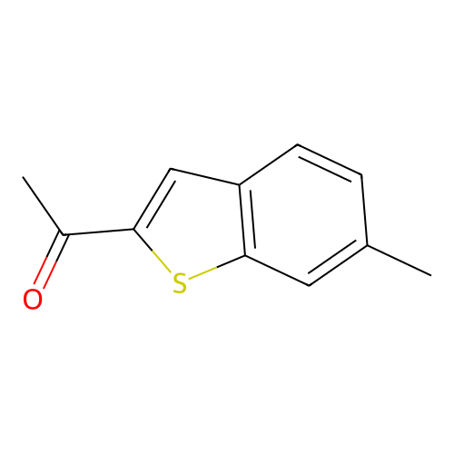 2-Acetyl-6-methylbenzo(b)thiophene structure