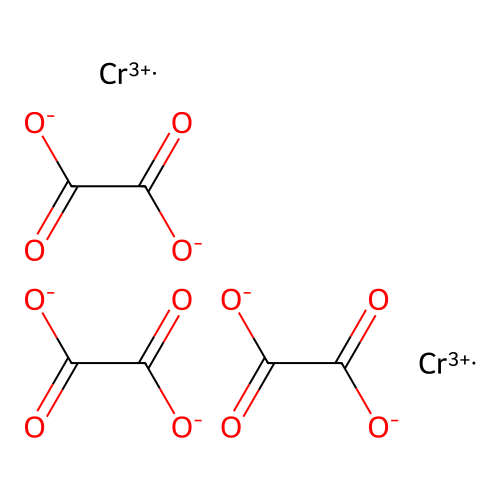 Chromium(3+);oxalate structure