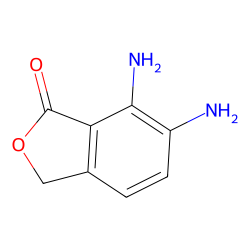 6,7-diamino-3H-2-benzofuran-1-one structure