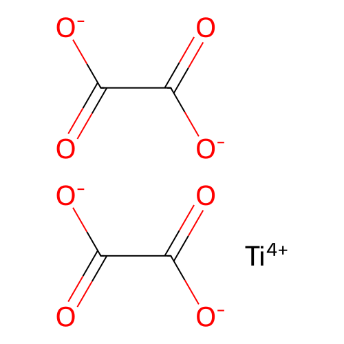 Titanium oxalate structure