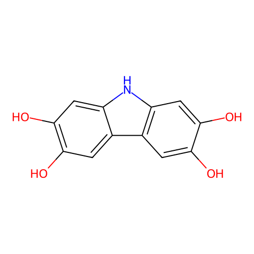 9H-carbazole-2,3,6,7-tetrol structure