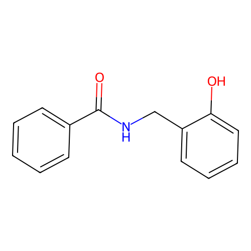 N-[(2-hydroxyphenyl)methyl]benzamide structure