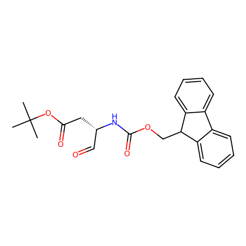 Fmoc-Asp(OtBu)-Wang resin structure