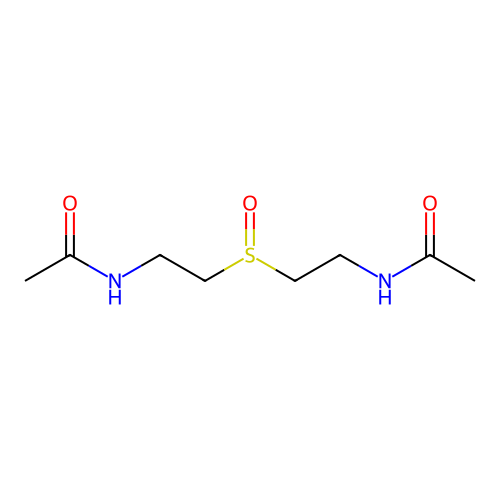 N,N'-(Sulfinyldi-2,1-ethanediyl)diacetamide structure