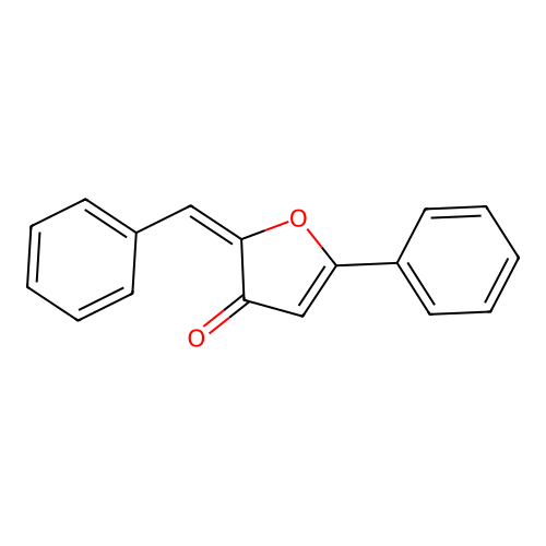 (2E)-5-Phenyl-2-(phenylmethylidene)-2,3-dihydrofuran-3-one structure