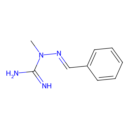 2-Benzylidene-1-methylhydrazinecarboximidamide hydroiodide structure