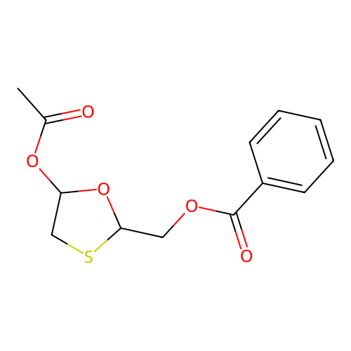 5-(Acetyloxy)-1,3-oxathiolane-2-methanol Benzoate structure