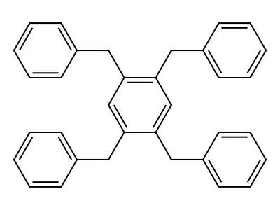 1,2,4,5-Tetrakis(phenylmethyl)benzene structure