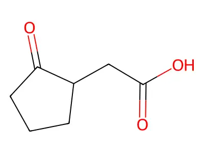 2-(2-oxocyclopentyl)acetic Acid structure