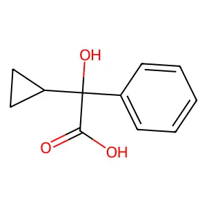 α-环丙基-α-羟基苯乙酸 structure