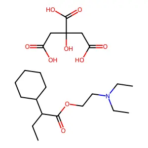 Hexetylamine citrate structure