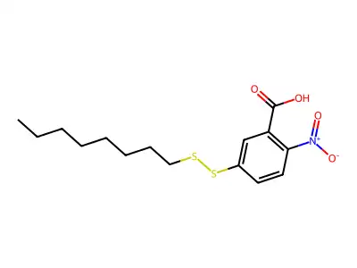 n-Octyl-5-dithio-2-nitrobenzoic acid structure