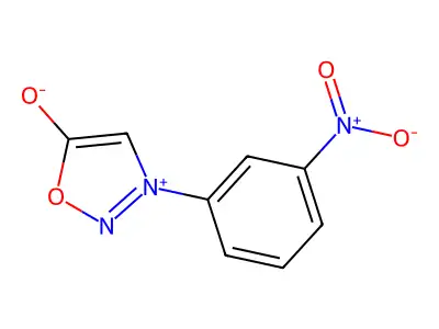3-(3-Nitrophenyl)oxadiazol-3-ium-5-olate structure