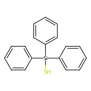 Triphenylsilanethiol structure