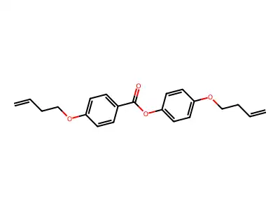 4-(But-3-en-1-yloxy)phenyl 4-(but-3-en-1-yloxy)benzoate structure