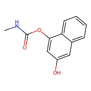 1,3-萘二酚1-(甲基氨基甲酸酯) structure
