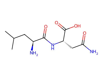 Leucyl-Asparagine structure