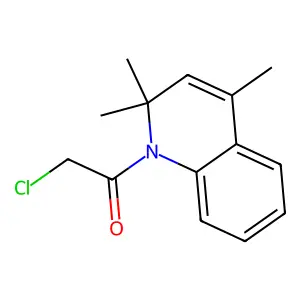 2-Chloro-1-(2,2,4-trimethyl-2H-quinolin-1-yl)-ethanone structure