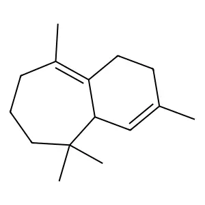 3,5,5,9-Tetramethyl-2,4a,5,6,7,8-hexahydro-1H-benzo(7)annulene structure