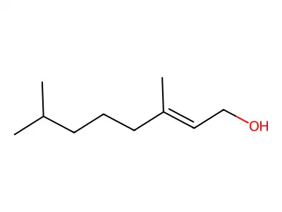 2-Octen-1-ol,3,7-dimethyl- structure