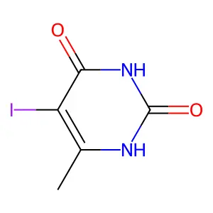 5-Iodo-6-methyluracil structure