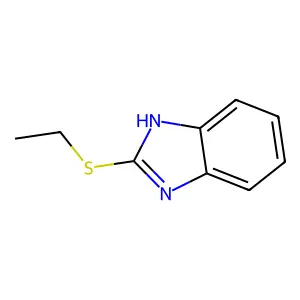 2-(Ethylthio)benzimidazole structure
