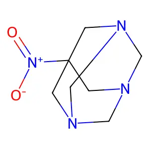 7-Nitro-1,3,5-triazaadamantane structure