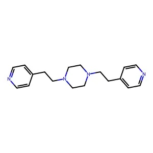 Piperazine, 1,4-bis(2-(4-pyridyl)ethyl)- structure